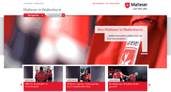Desktop Screenshot of malteser-wallenhorst.de