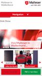 Mobile Screenshot of malteser-wallenhorst.de